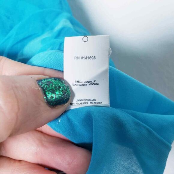 Rami Brook Skylar Floral Twisted Halterneck Top Womans size Small NWT - Picture 12 of 12